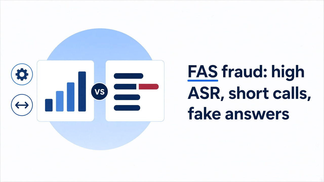 FAS fraud: high ASR, short calls, fake answers
