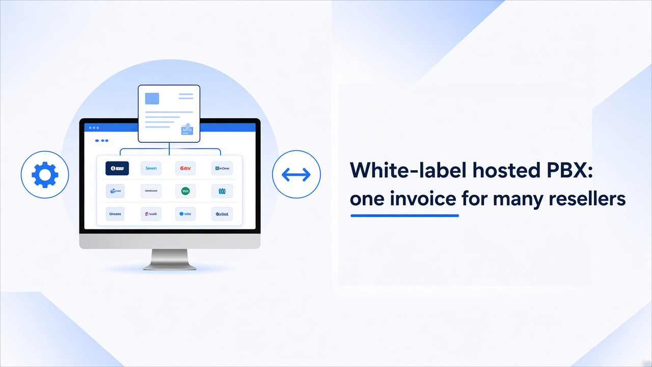White-label hosted PBX: one invoice for many resellers