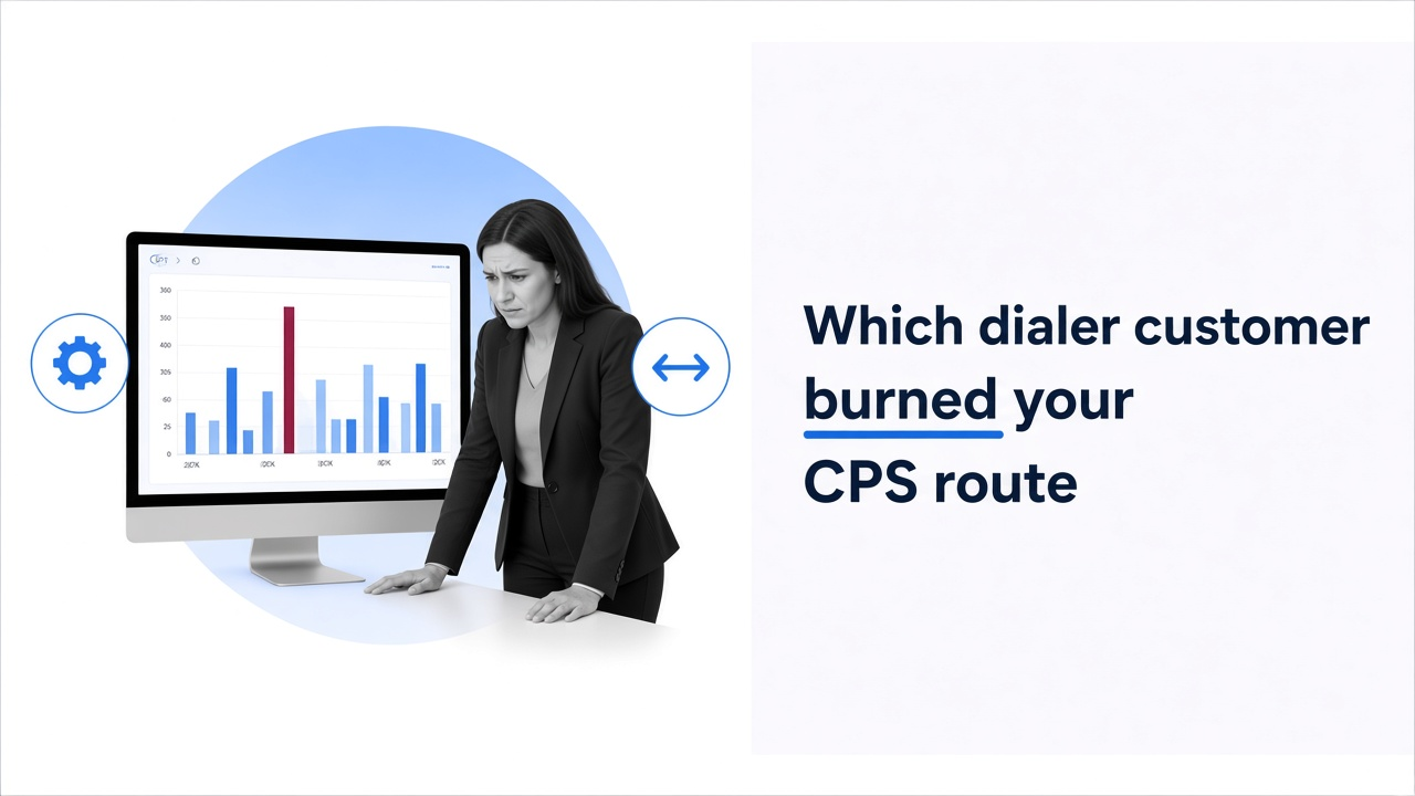 Which dialer customer burned your CPS route
