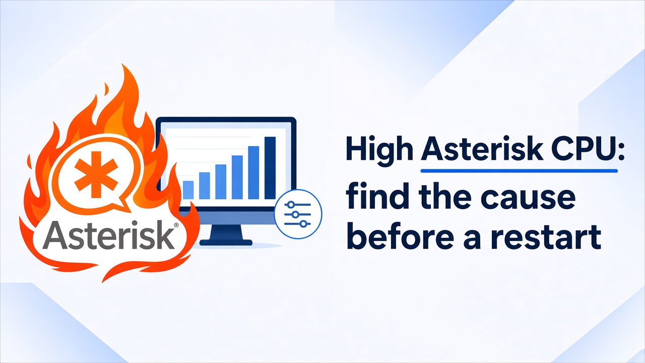 High Asterisk CPU: find the cause before a restart
