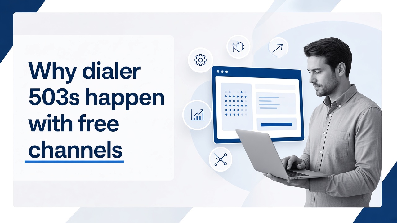 Why dialer 503s happen with free channels